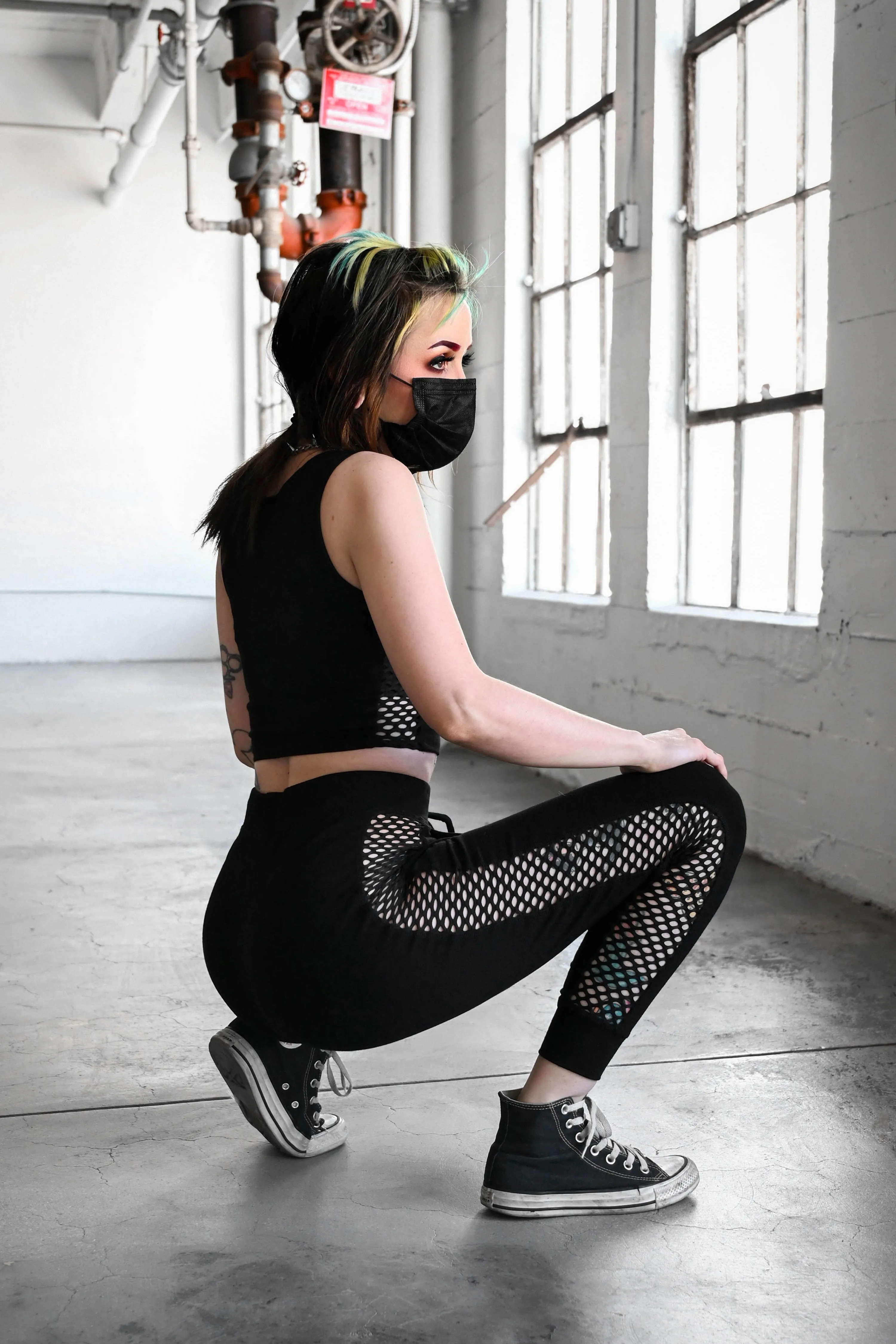 Goth Sporty Spice Jogger Set - No Restock! 4XL left!