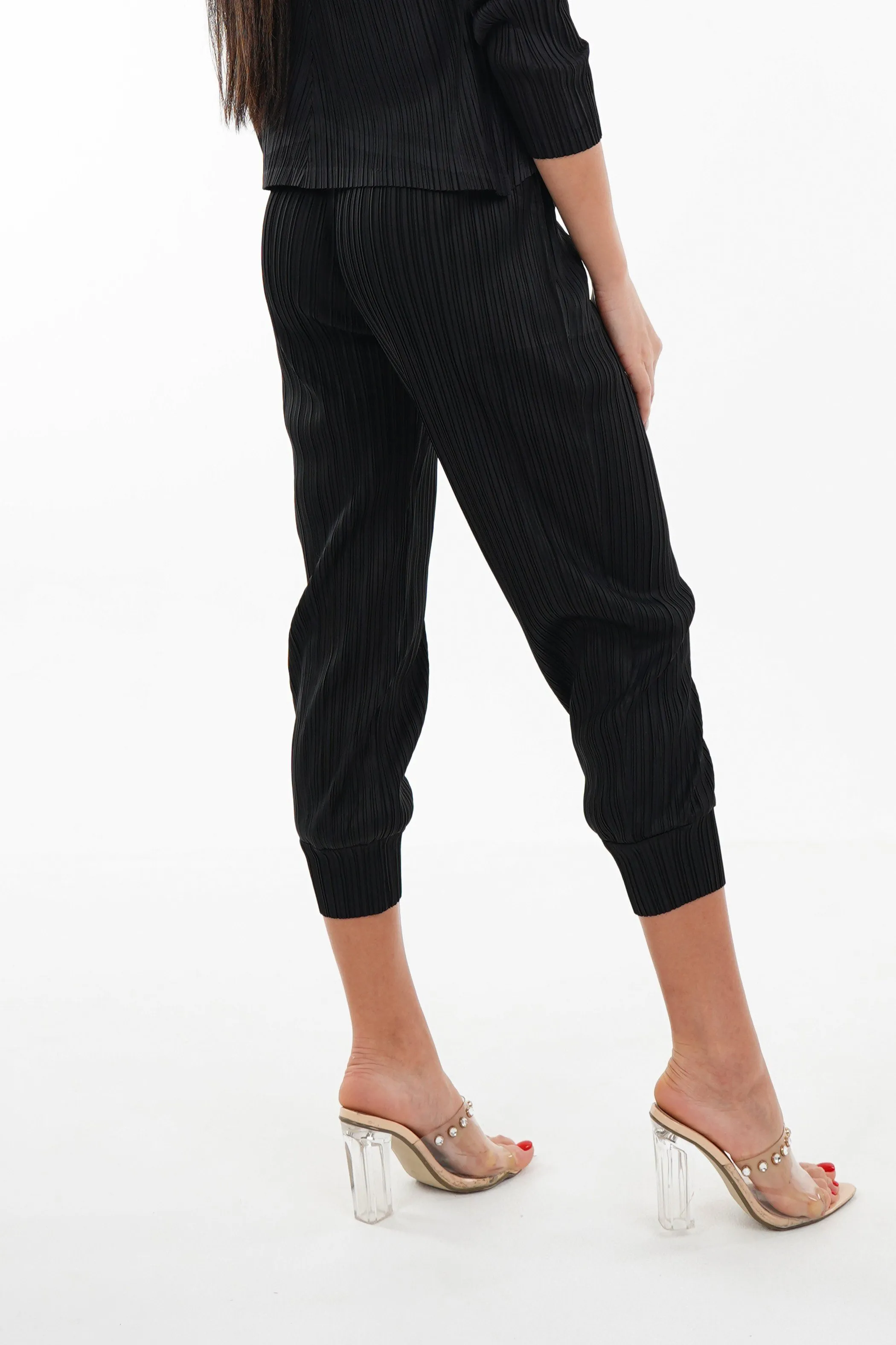 Harem Slim Pleated Pants