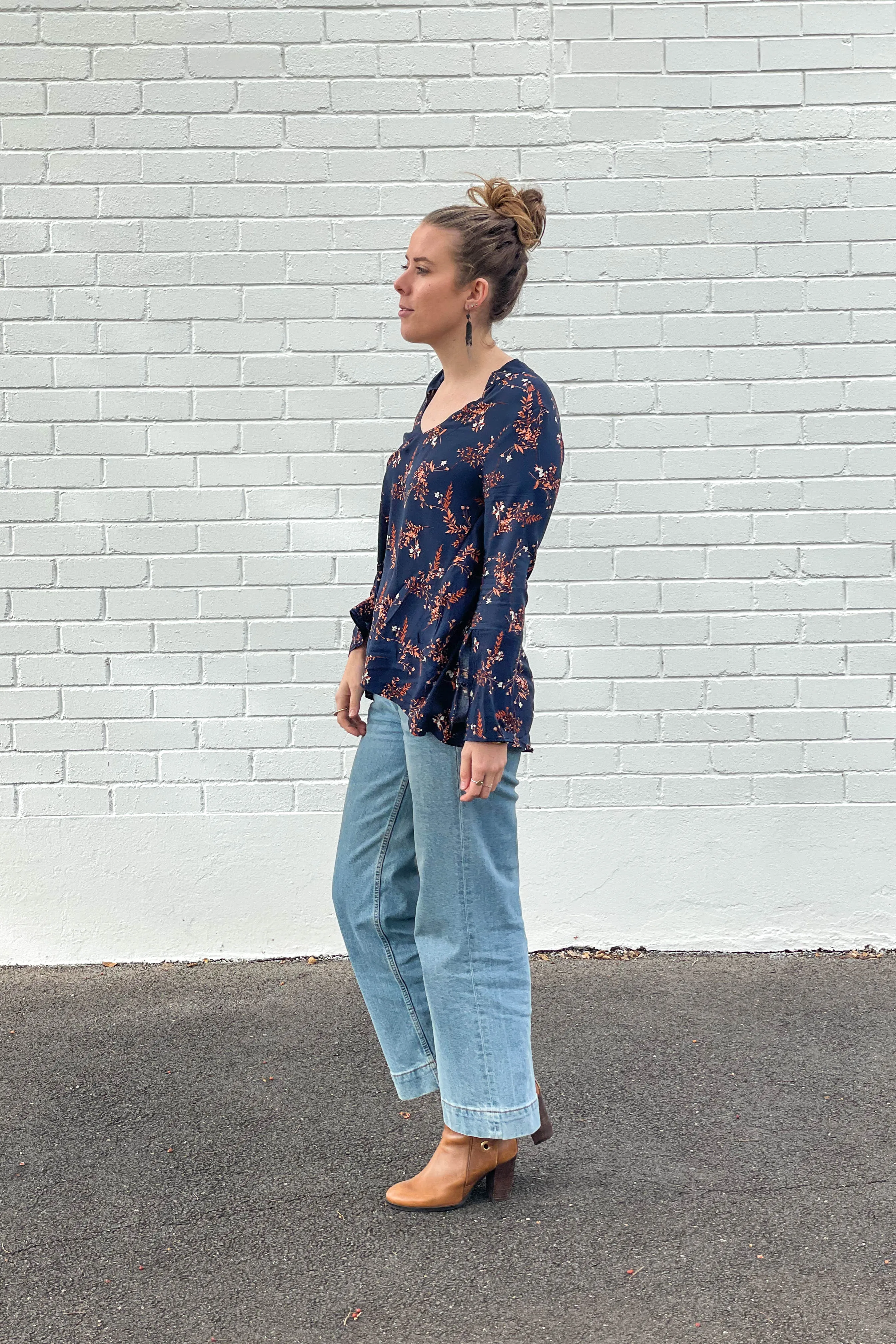 Heathcote Top - Autumn Floral