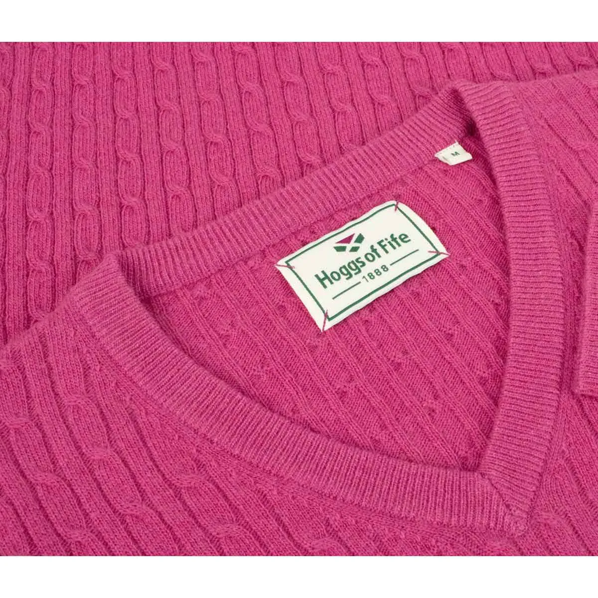 Hoggs of Fife Lauder Ladies Cable Pullover