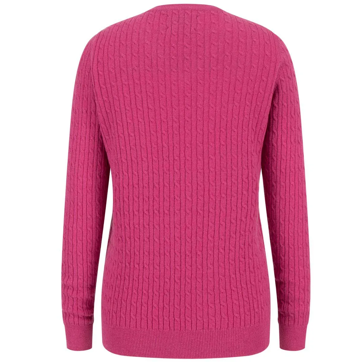 Hoggs of Fife Lauder Ladies Cable Pullover