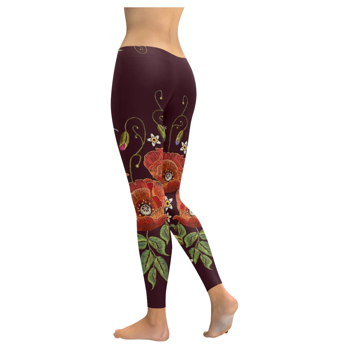 Humming bird Women's Low Rise Leggings (Invisible Stitch)