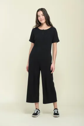 Jonie-Brushed Jersey Jumpsuit