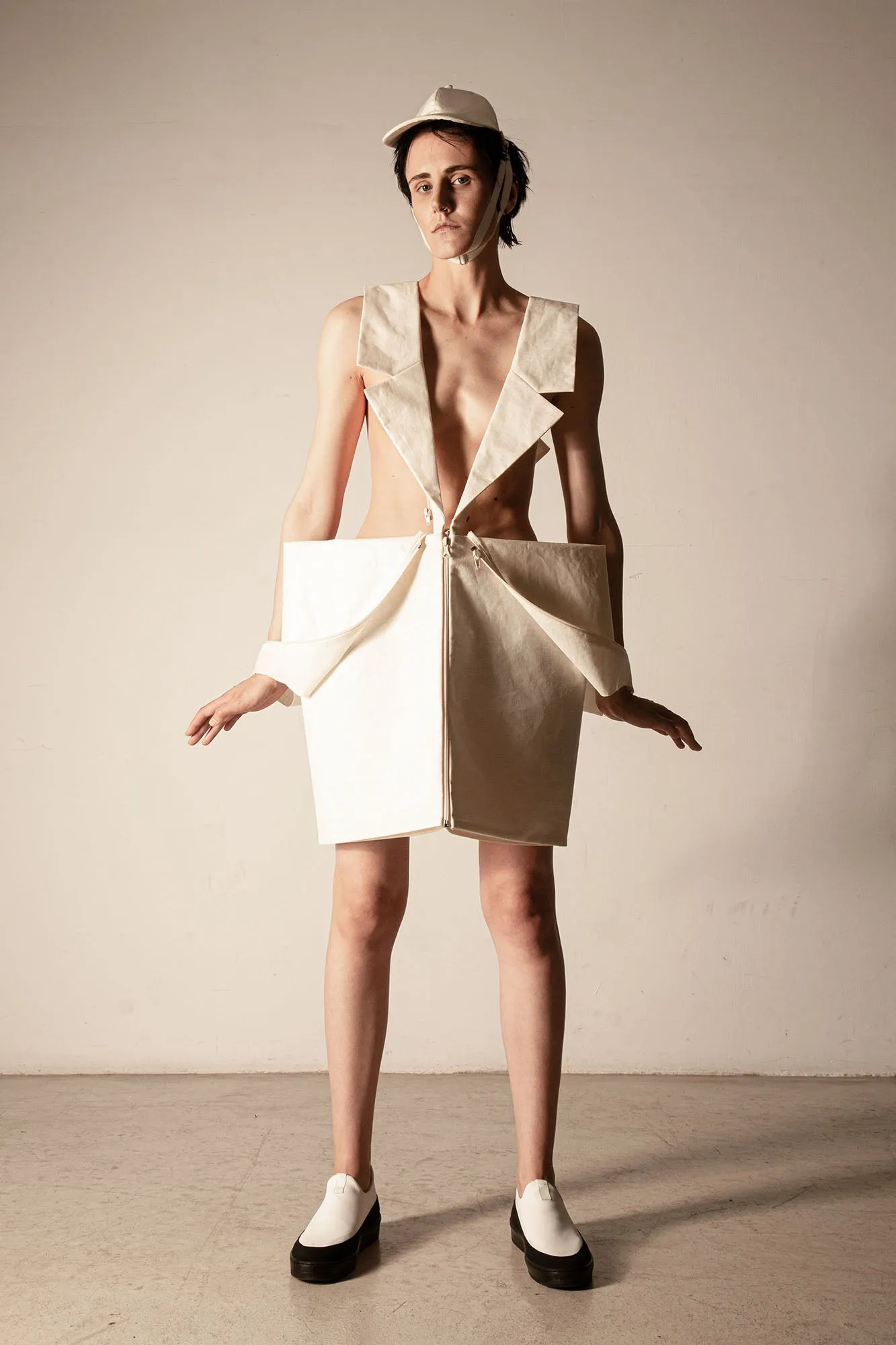 LEXICON 3-way transforming piece: vest/dress/bag