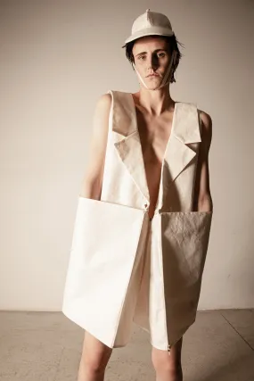 LEXICON 3-way transforming piece: vest/dress/bag