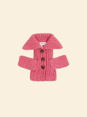 Lil Mulled Cardigan in Carnation - SANDY LIANG