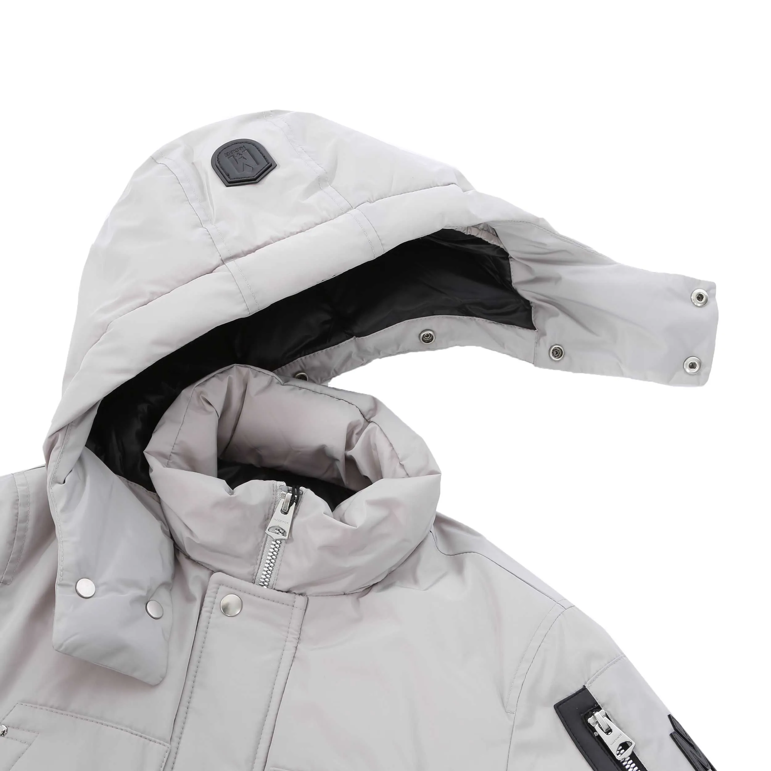 Mackage Koda Kids Jacket in Light Grey