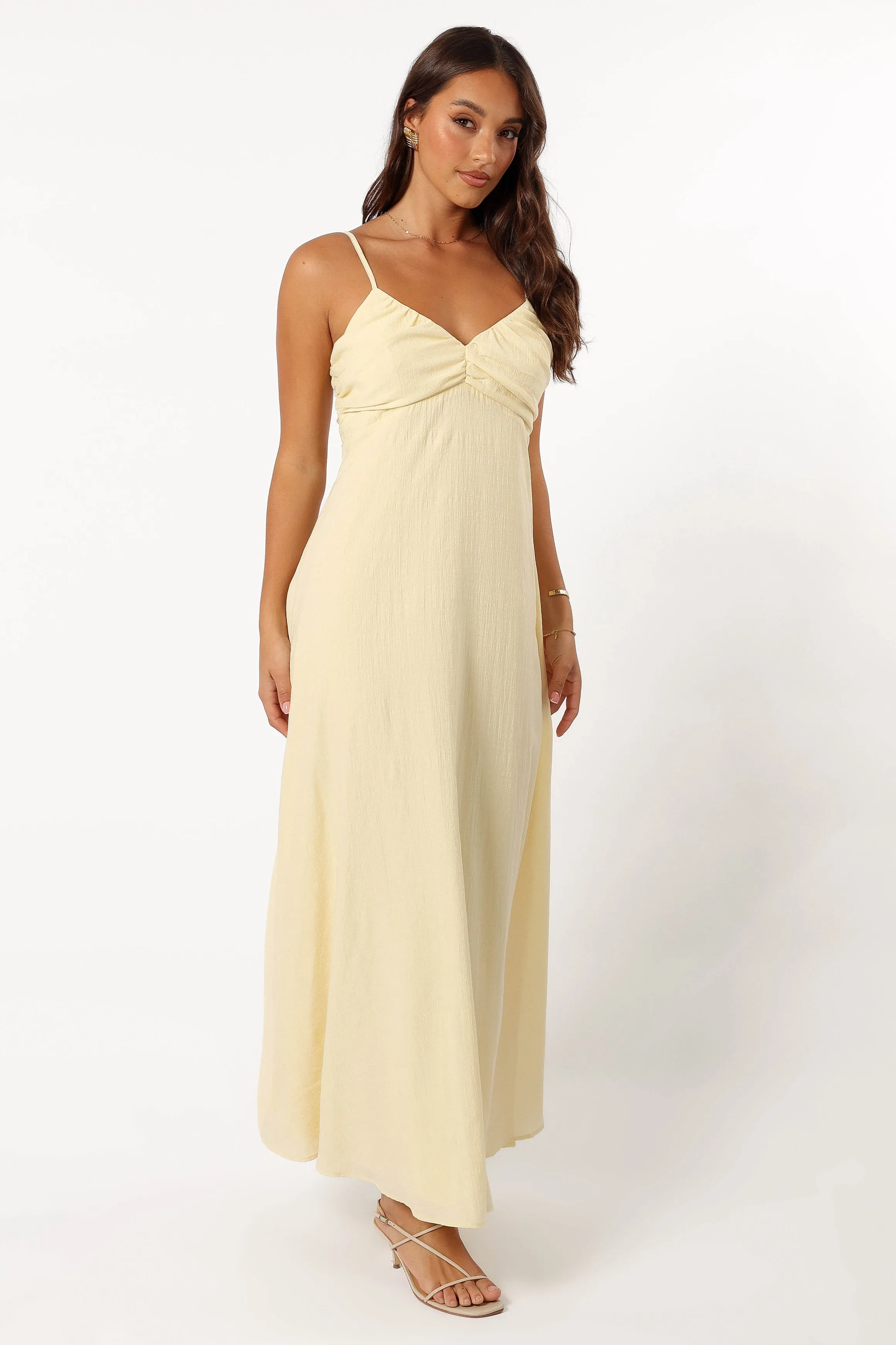 Maddie Maxi Dress - Butter Yellow