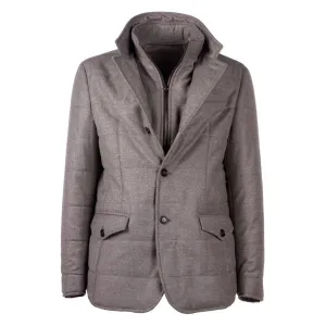 Made in Italy Elegant Wool Cashmere Men's Coat