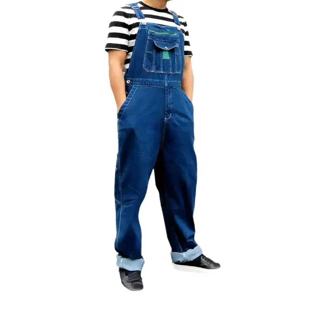 Men's denim dungaree