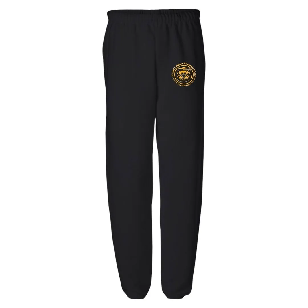 Michael J. Perkins Black Sweatpants - Adult