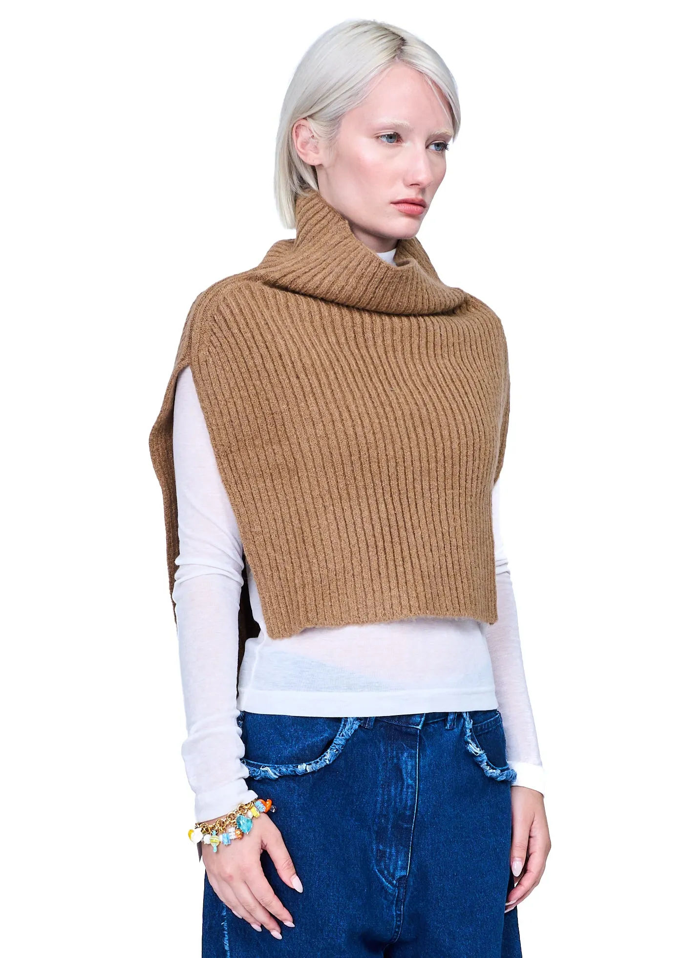 Mijeong Park Neck Warmer in Camel