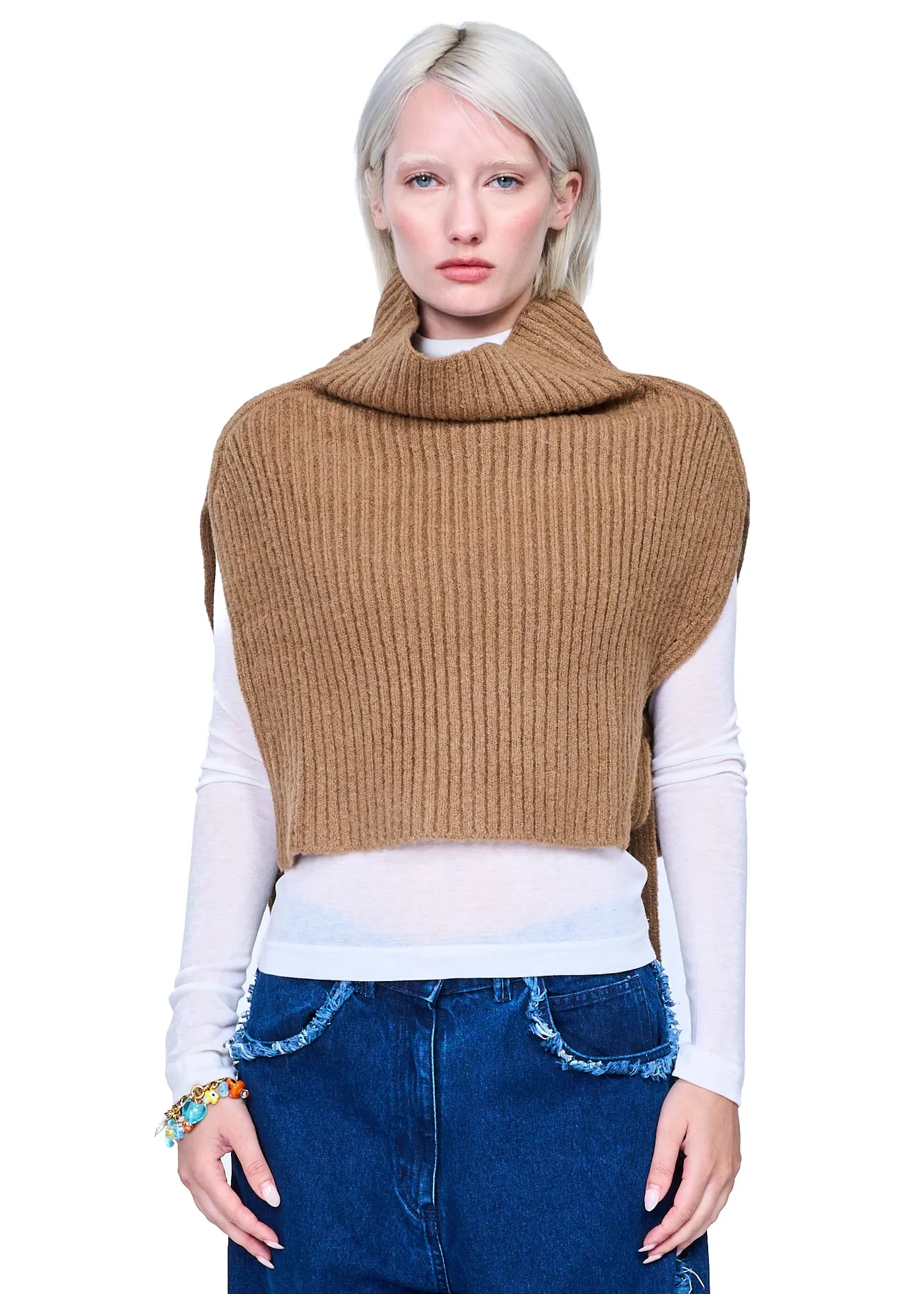 Mijeong Park Neck Warmer in Camel