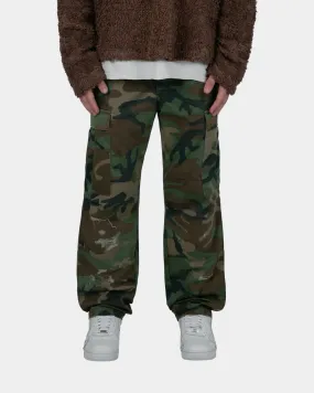 MNML Double Knee Vintage Cargo Pants Camo