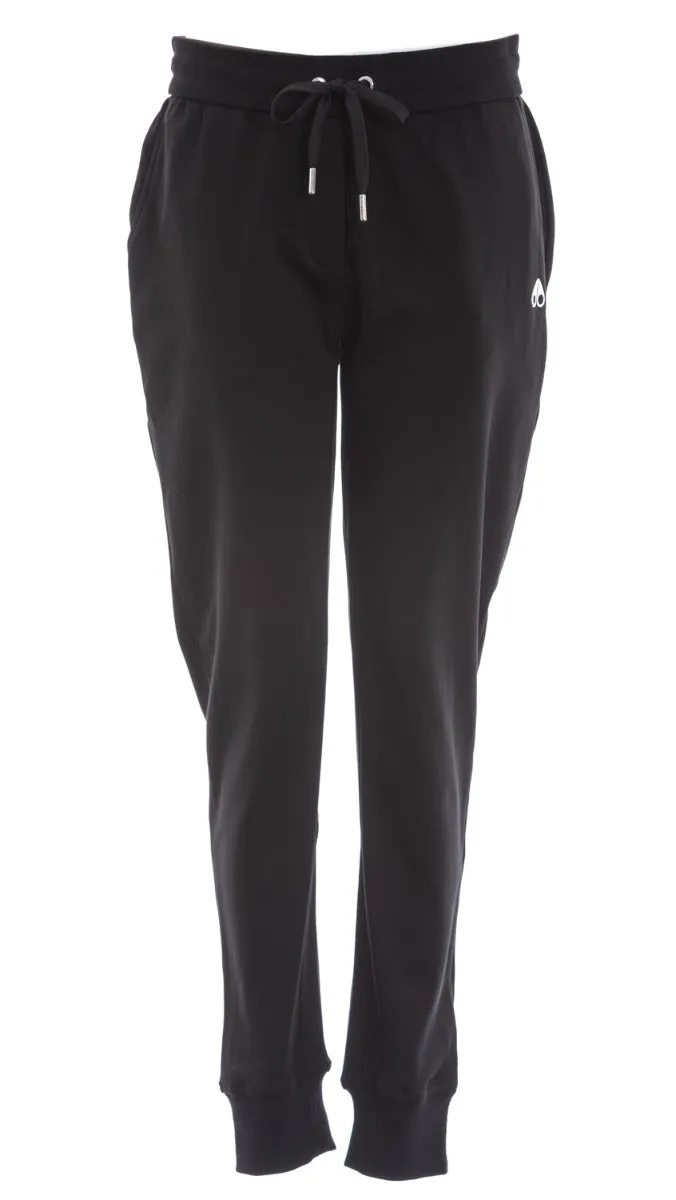 Moose Knuckles Ladies Baril Lake Sweatpants in Black