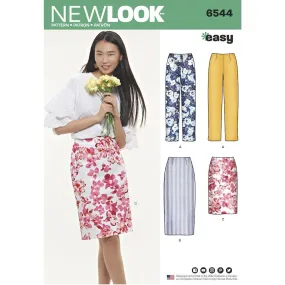 Newlook Pattern 6544 Miss Skirt in Two Lengths