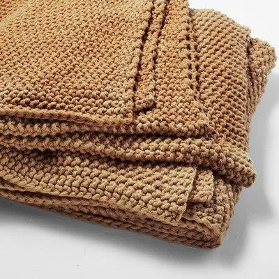 Open Box - Chunky Knit Bed Blanket Warm - Casaluna™