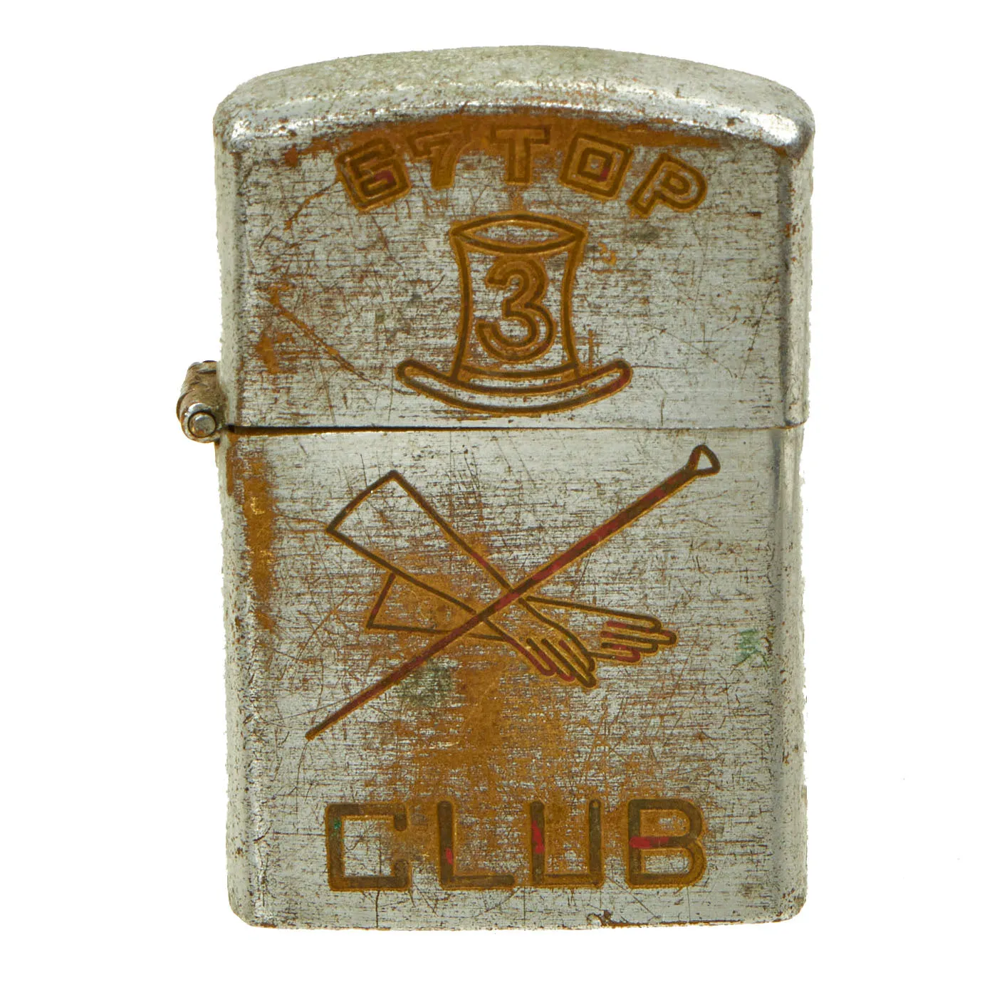 Original U.S. Vietnam & Korean War Engraved and Named Cigarette Lighters- Collection of Three