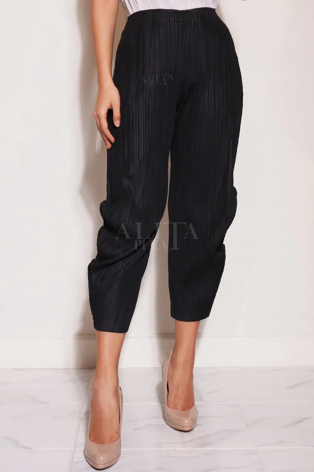 Pamela Tapered Pleated Pants