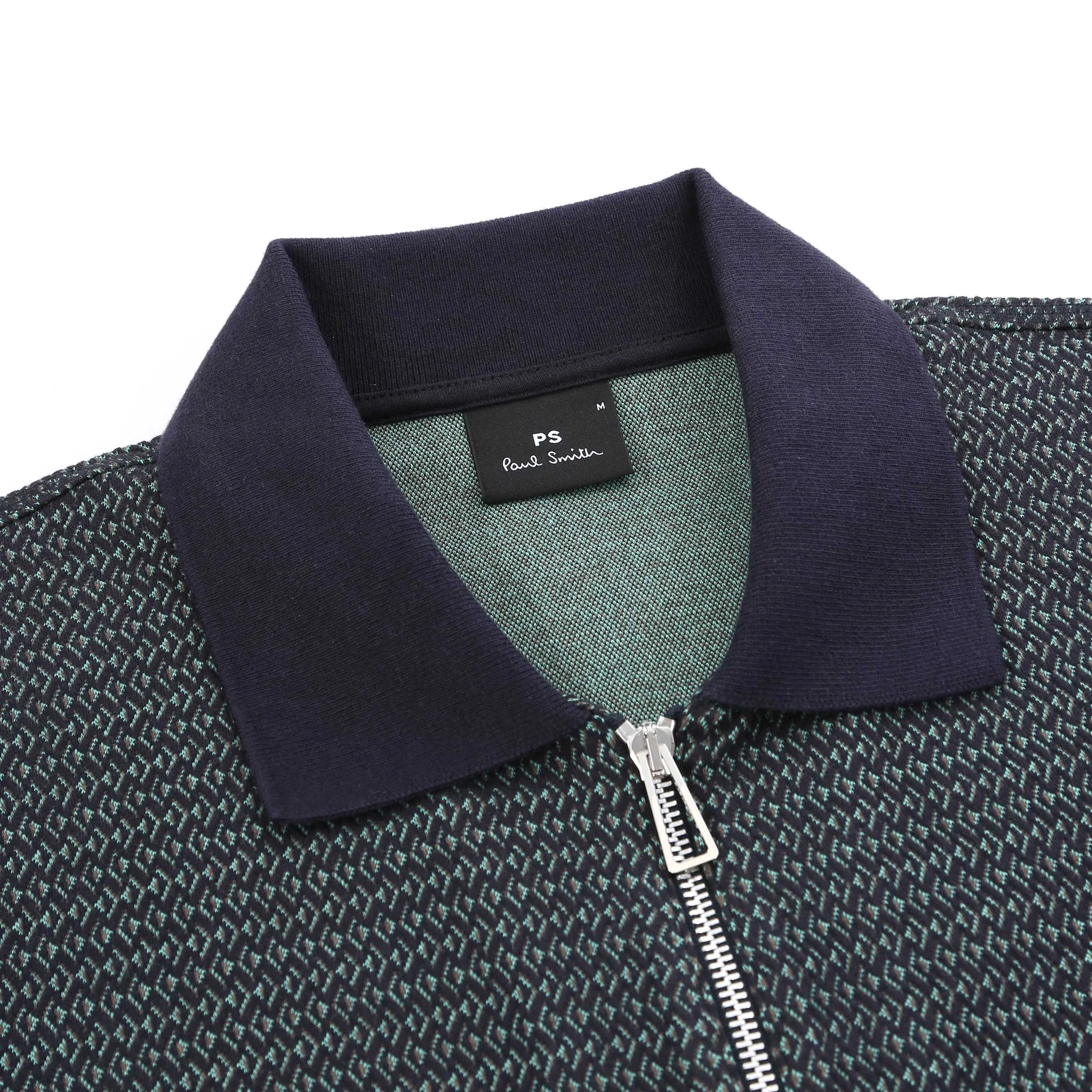 Paul Smith Zip Thru Cardigan in Navy