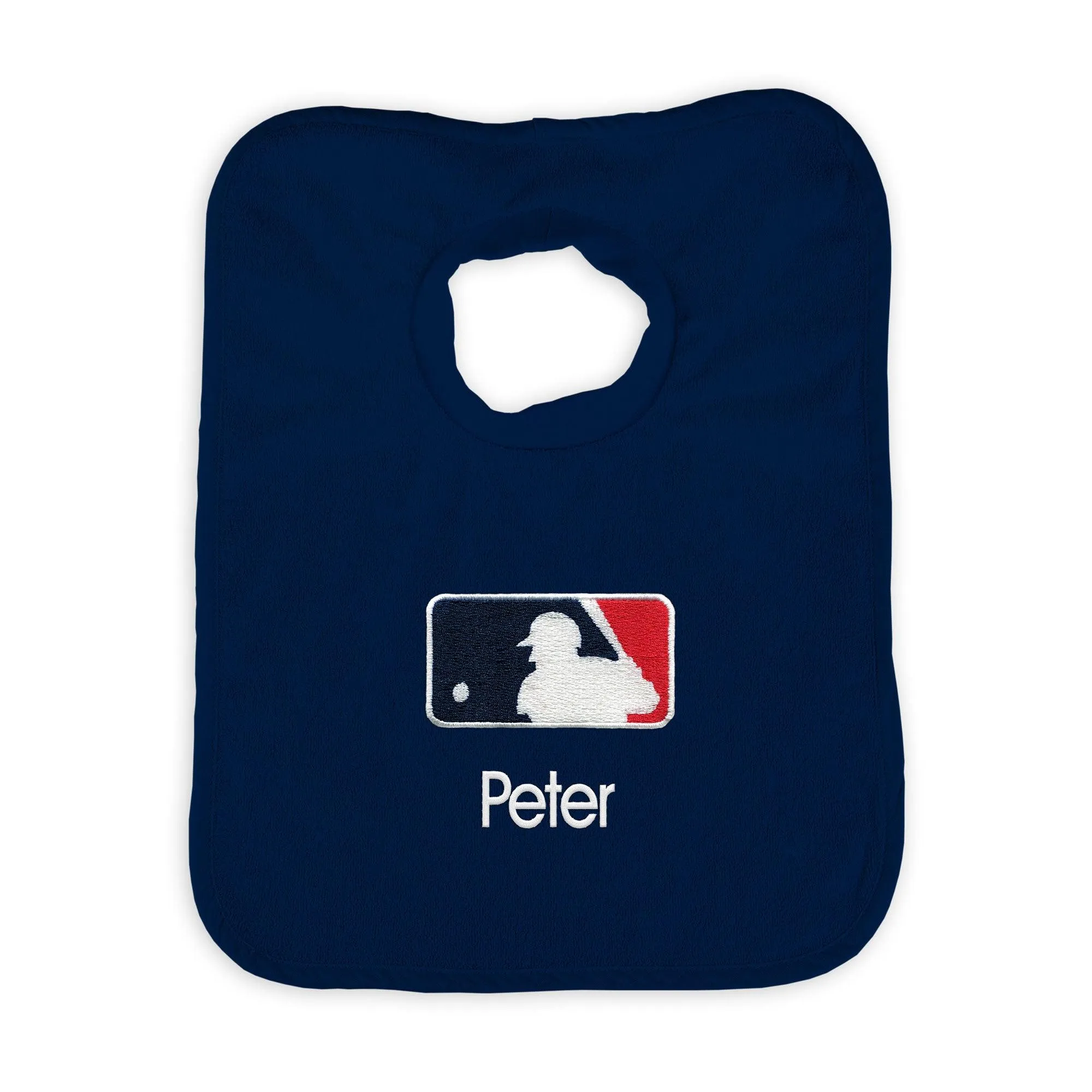 Personalized MLB Batter Baby Pullover Bib