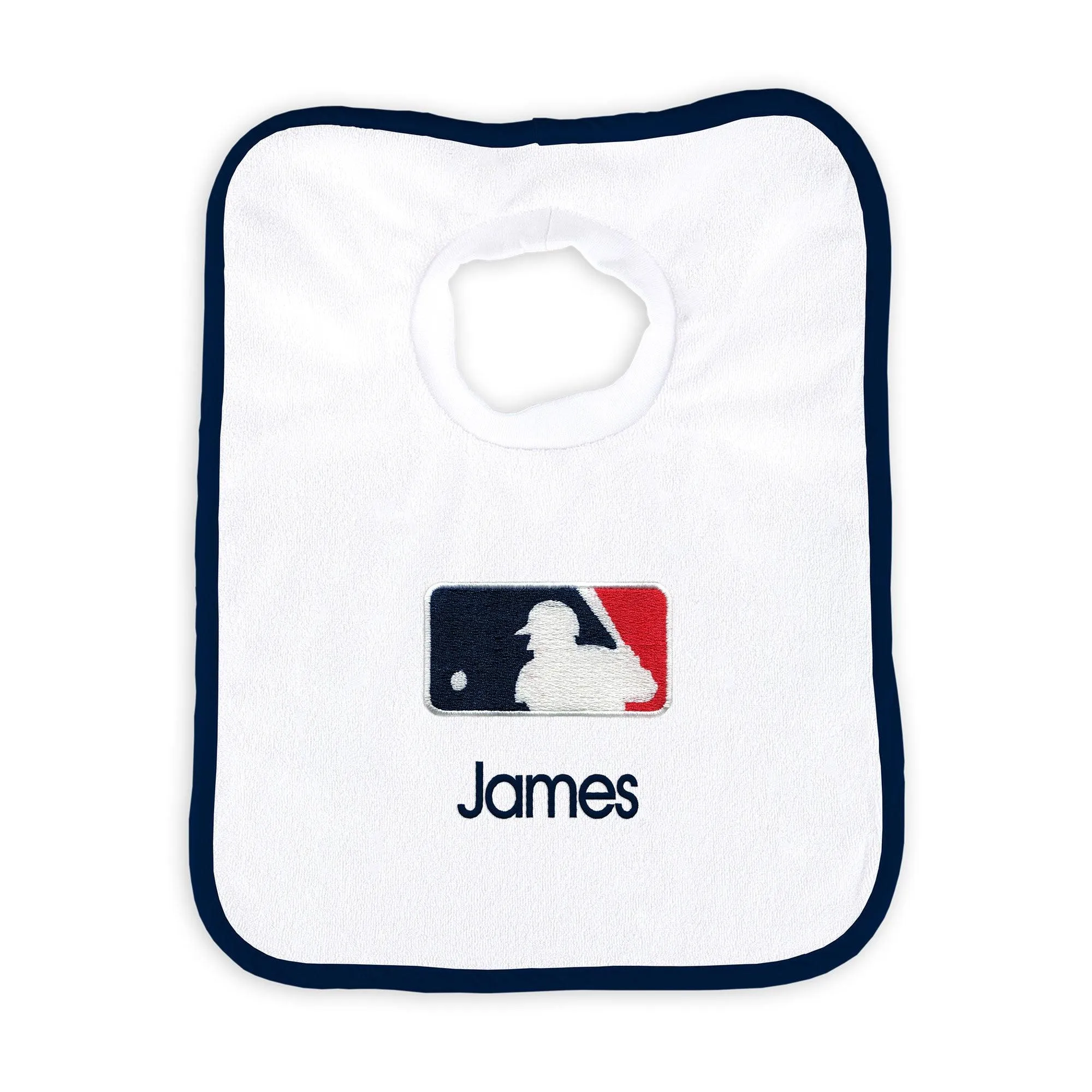 Personalized MLB Batter Baby Pullover Bib