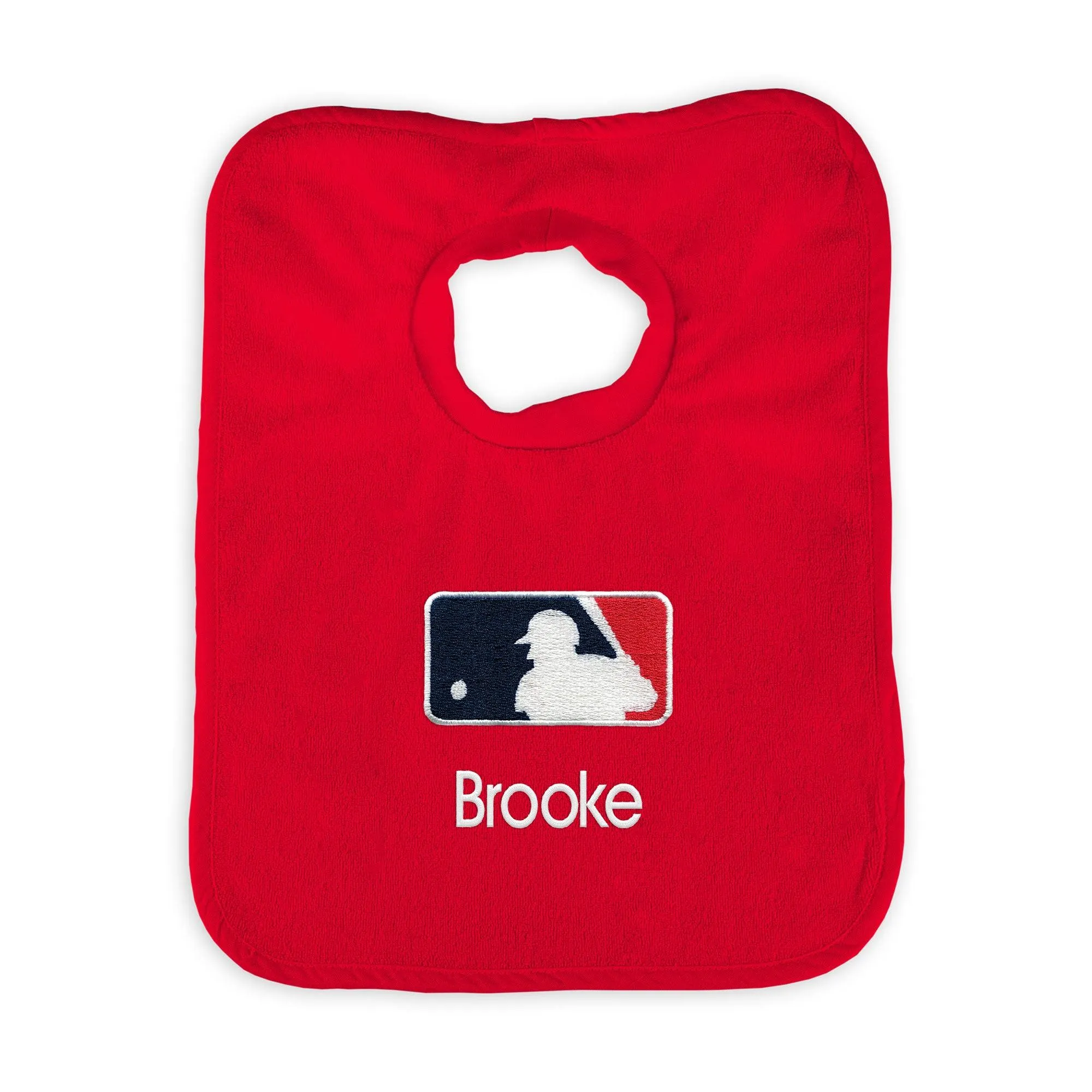 Personalized MLB Batter Baby Pullover Bib