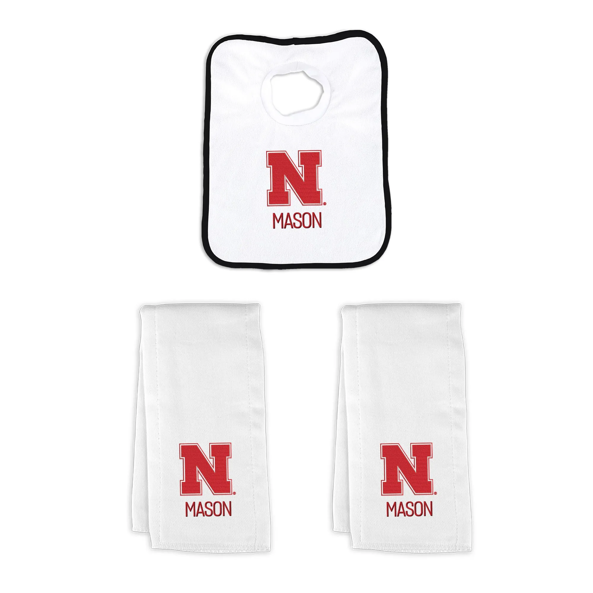 Personalized Nebraska Cornhuskers Small Basket - 4 Items