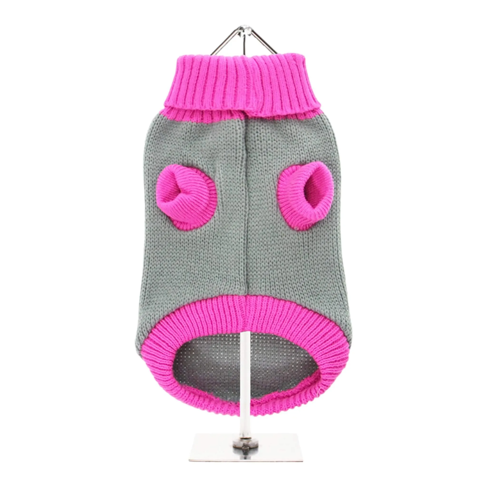 Pink Paw Dog Sweater