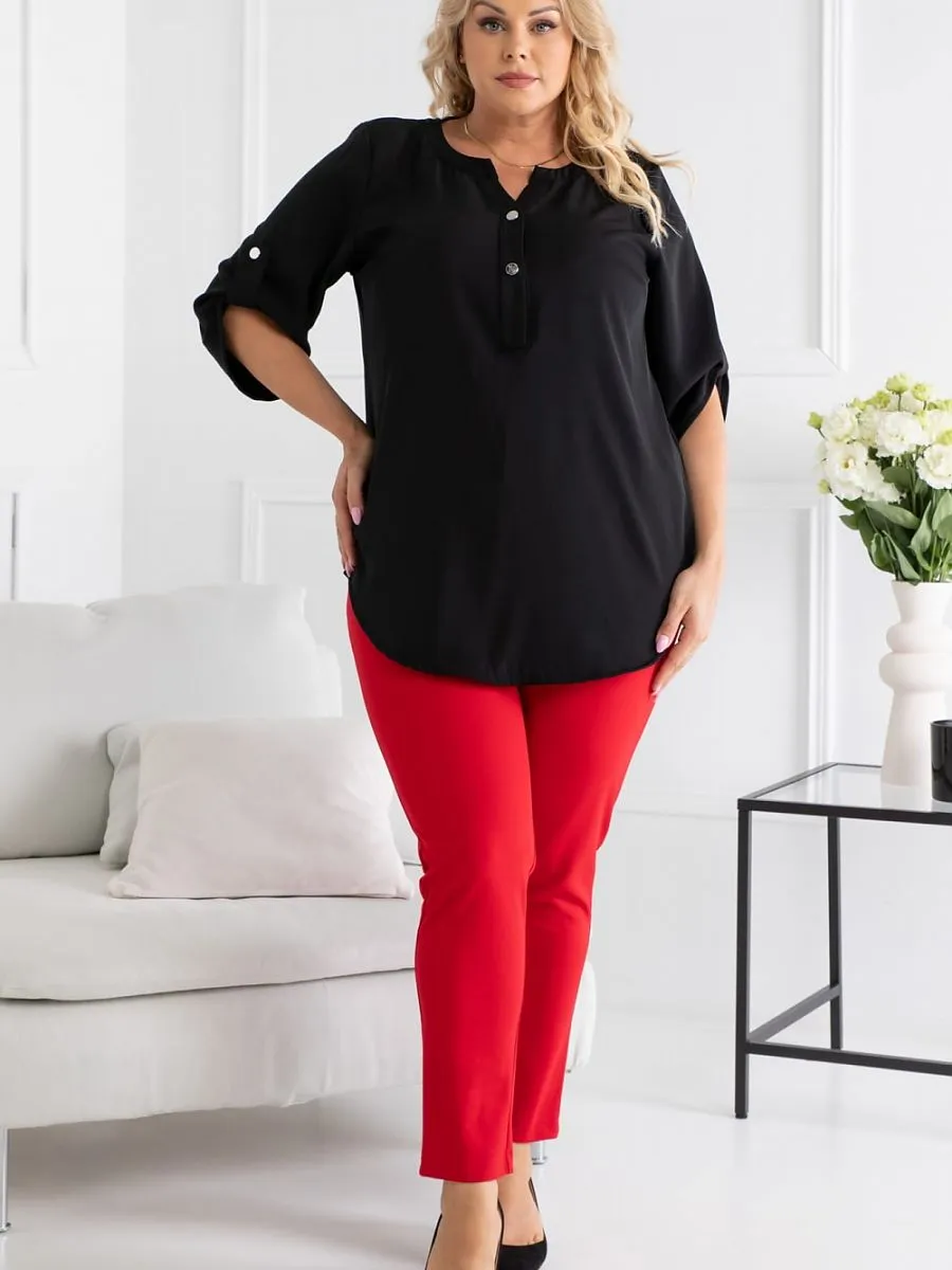 Plus size blouse model 168995 Karko