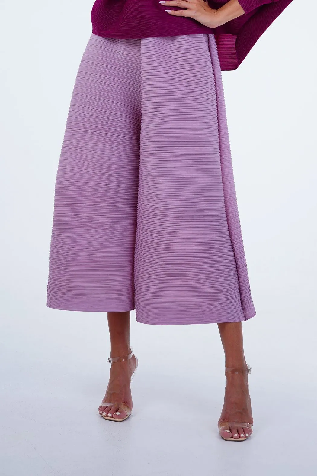 Polly Pleated Tube Pants