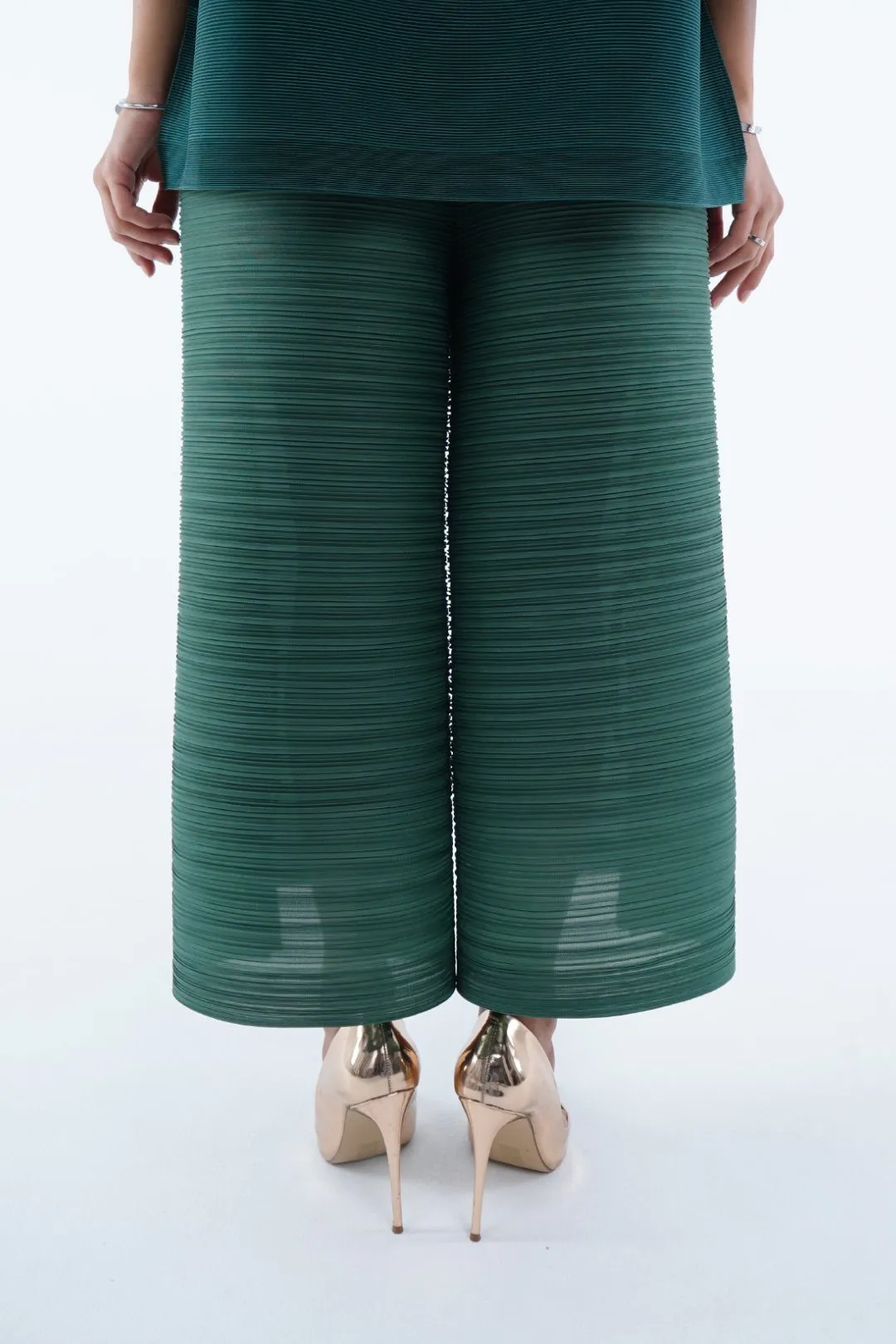 Polly Pleated Tube Pants