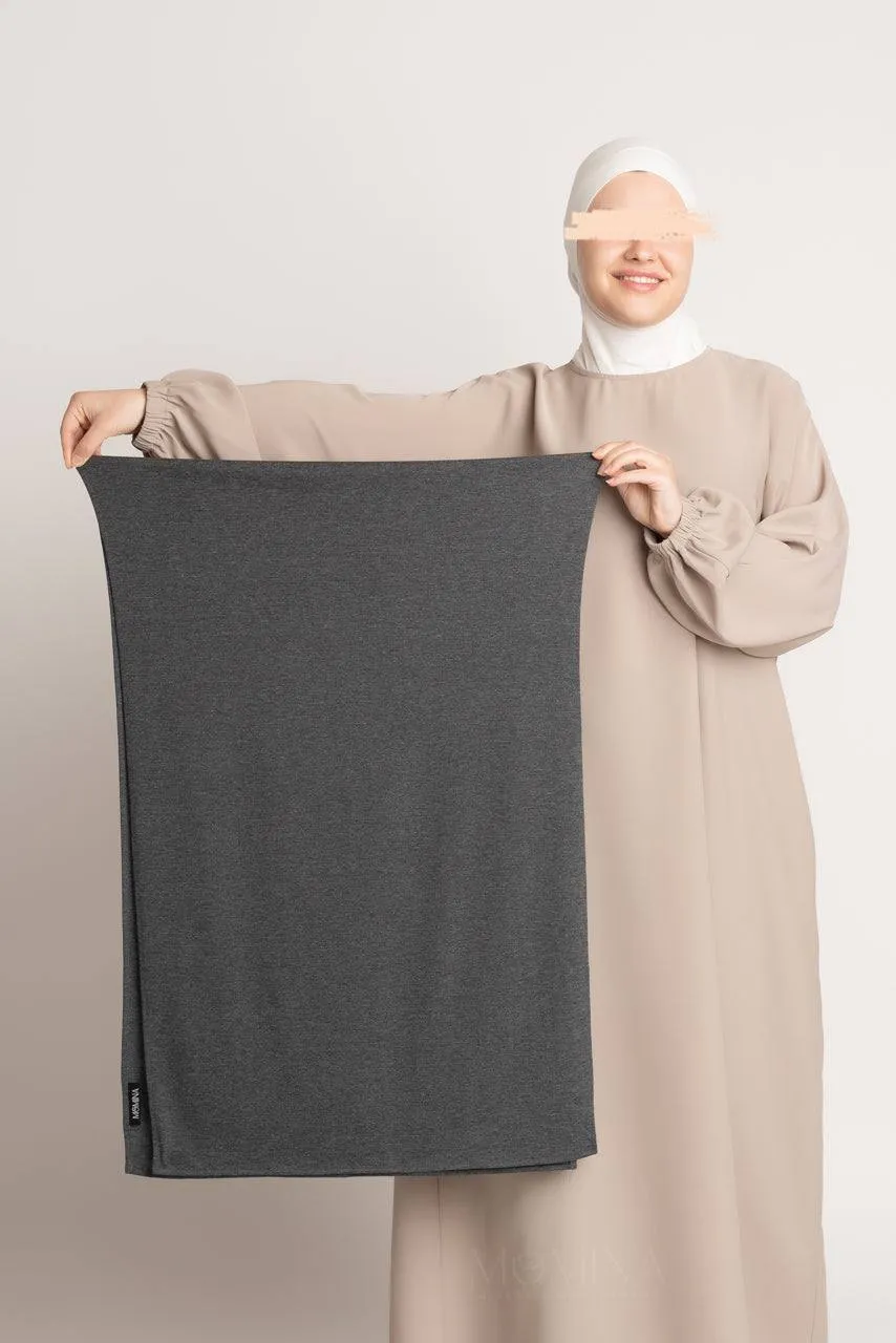 Premium Jersey Hijab - Marble Gray