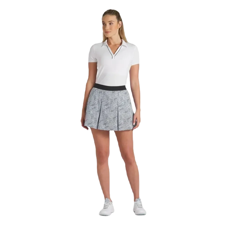 Puma Ladies Pleated Microdot Golf Skirt