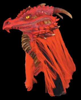 "Red Brimstone Dragon" Mask