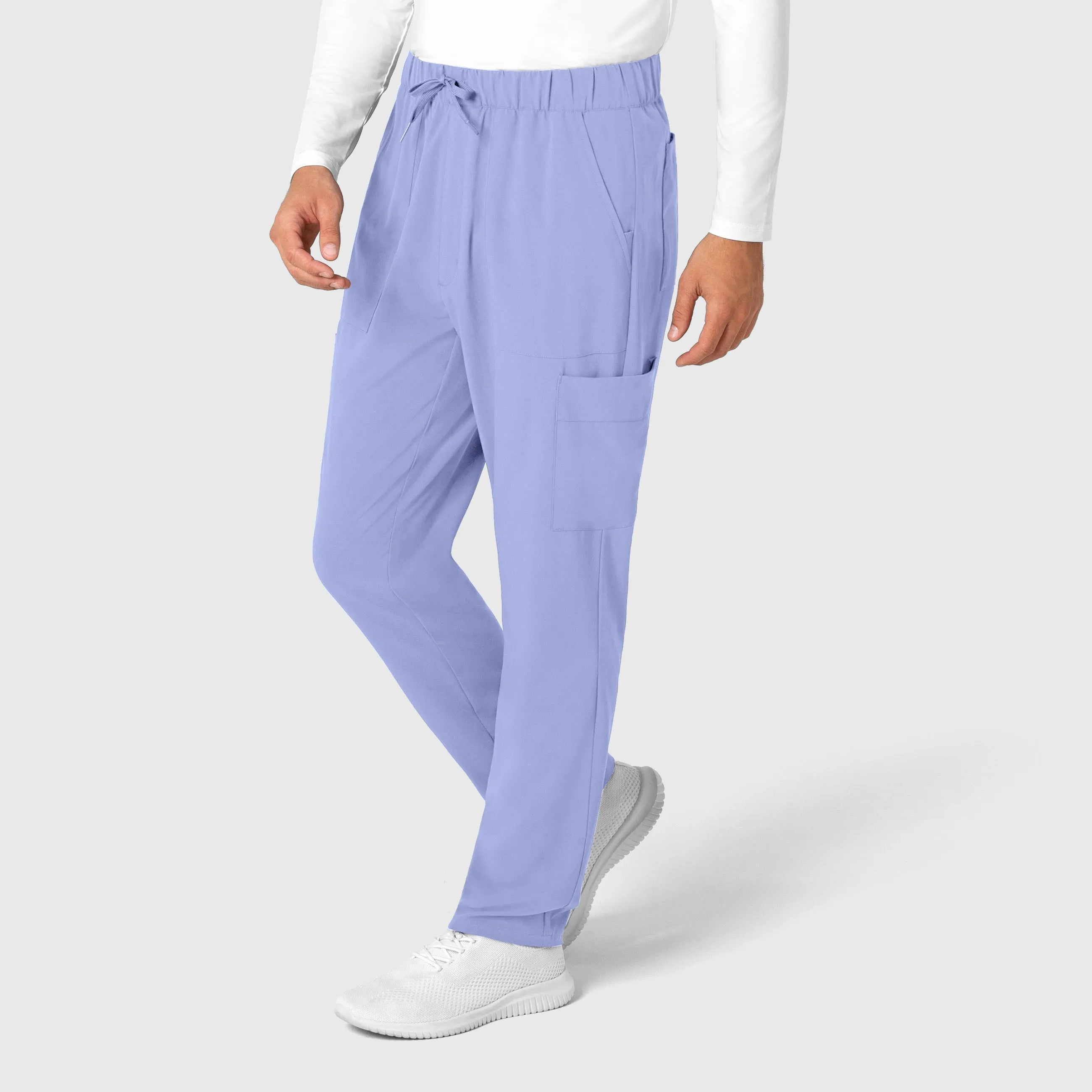 RENEW Men's Tapered Scrub Pant - Ceil Blue