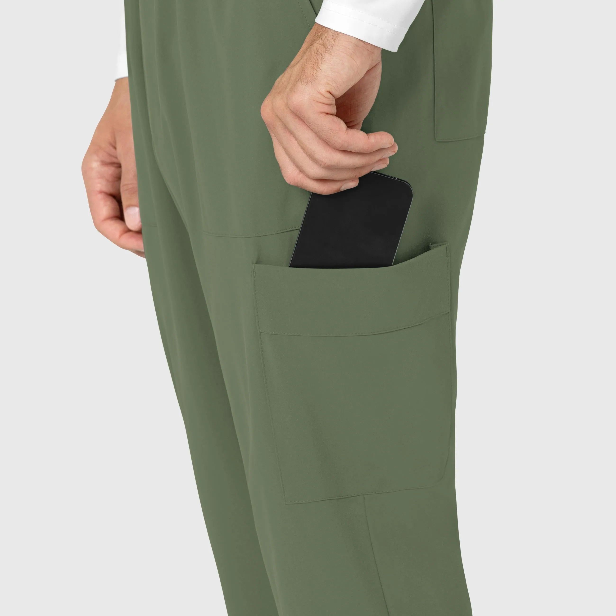 RENEW Men's Tapered Scrub Pant - Olive