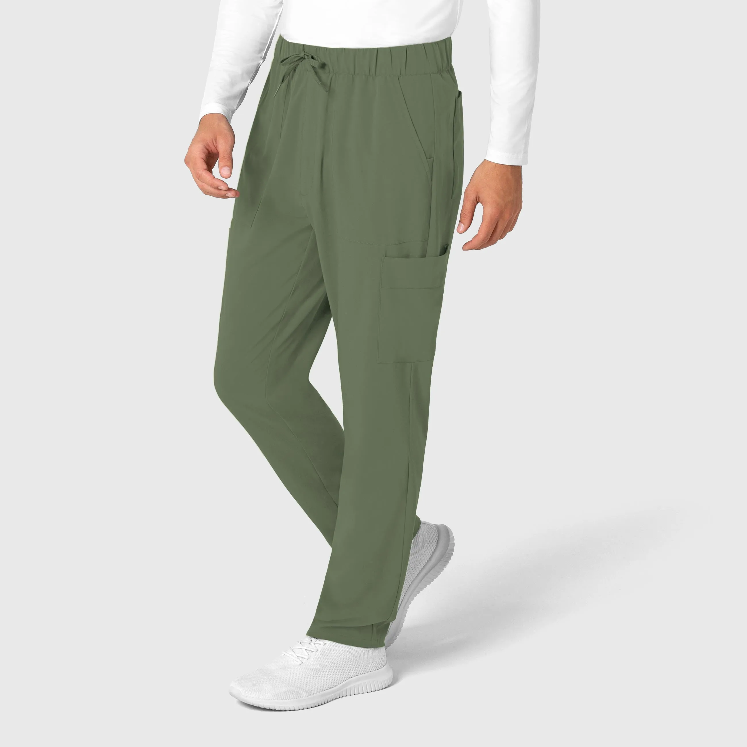 RENEW Men's Tapered Scrub Pant - Olive