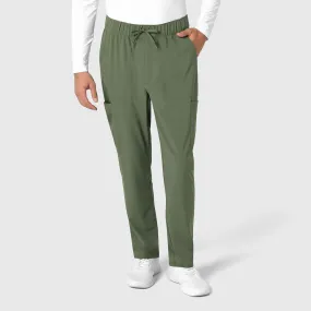 RENEW Men's Tapered Scrub Pant - Olive