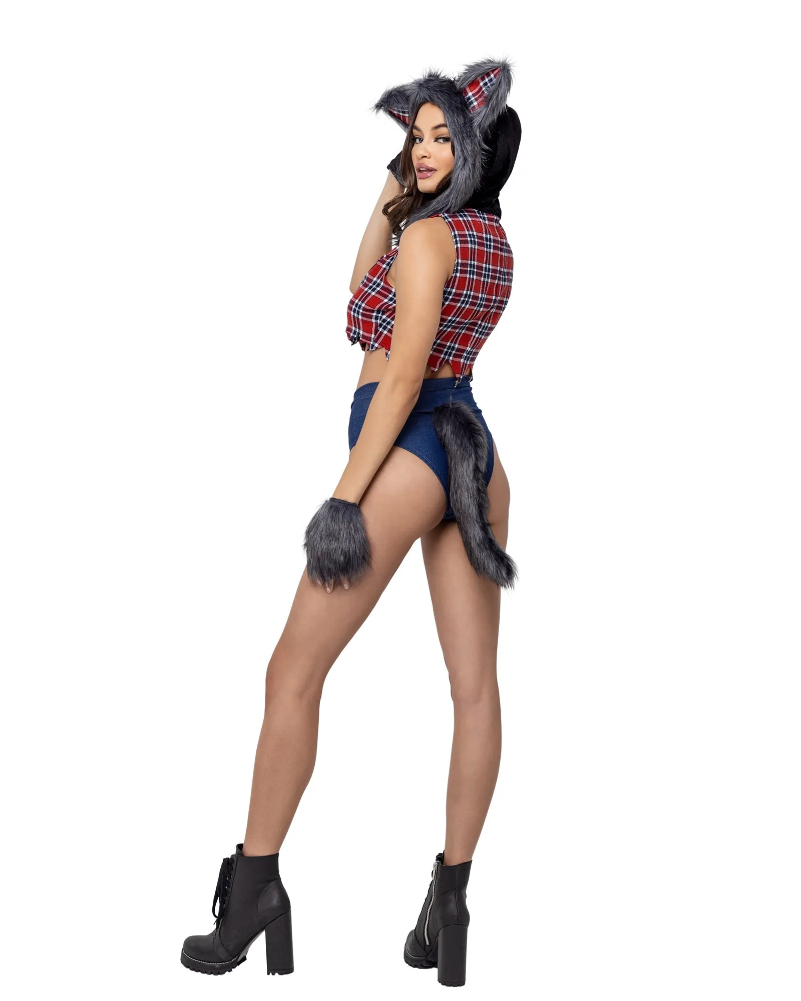 Roma 3PC Sultry Shewolf Costume