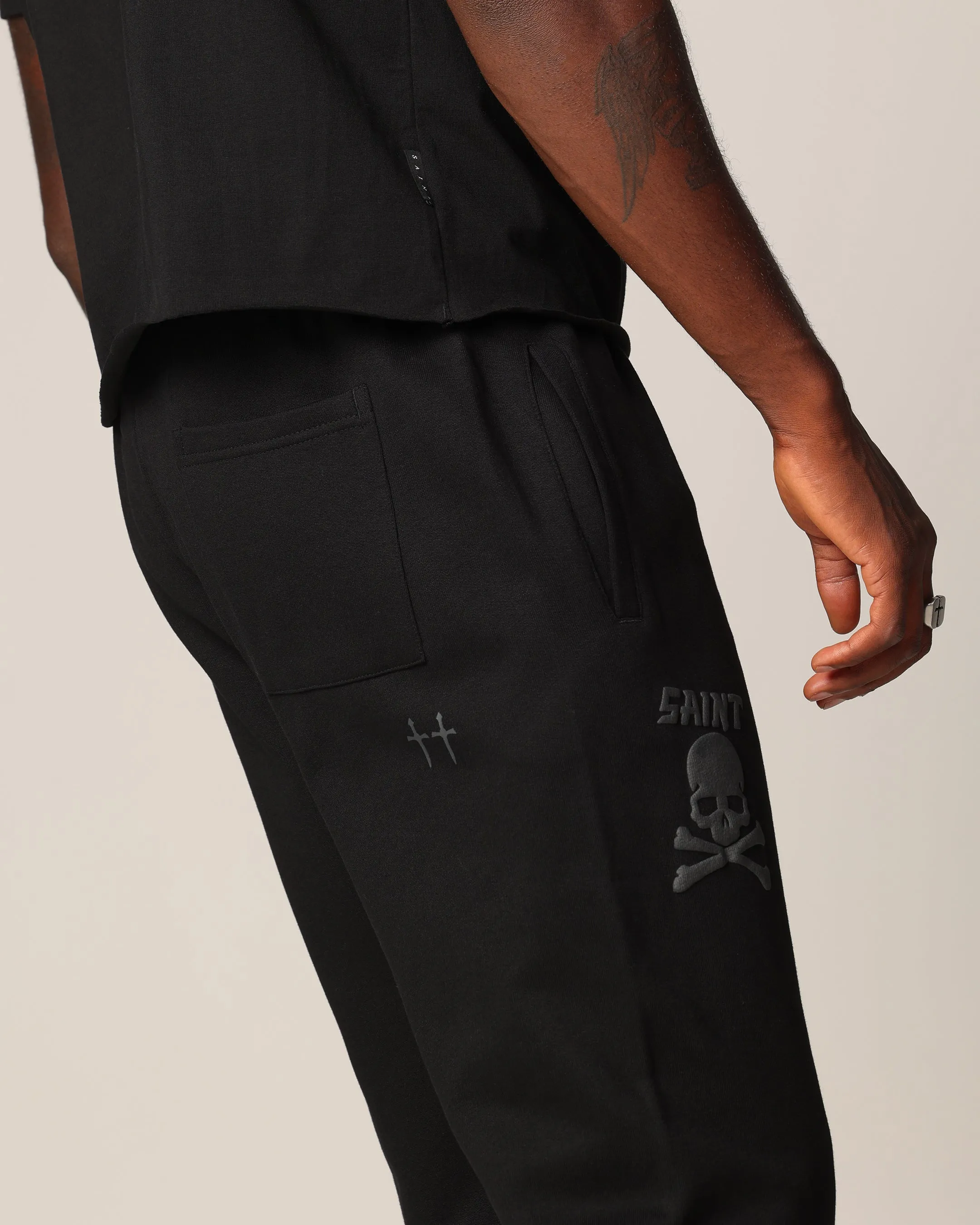 Saint Morta Dead Sweatpants Black/Black