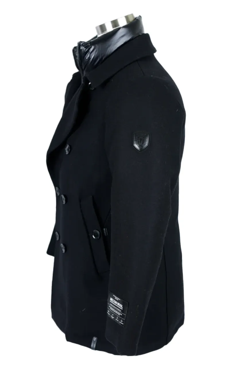 Short Wool Dress Coat