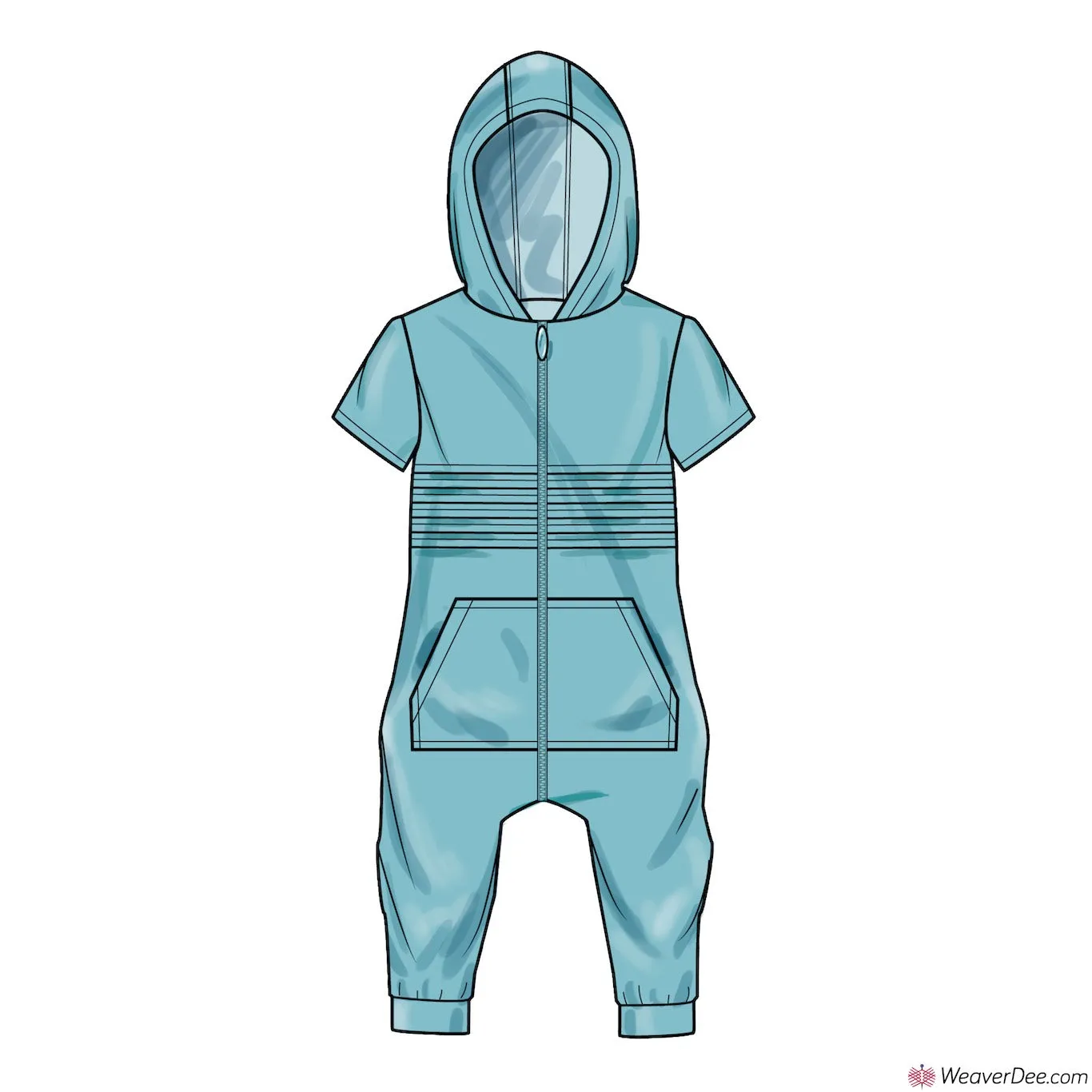 Simplicity Pattern S9486 Toddlers' Knit Jumpsuit