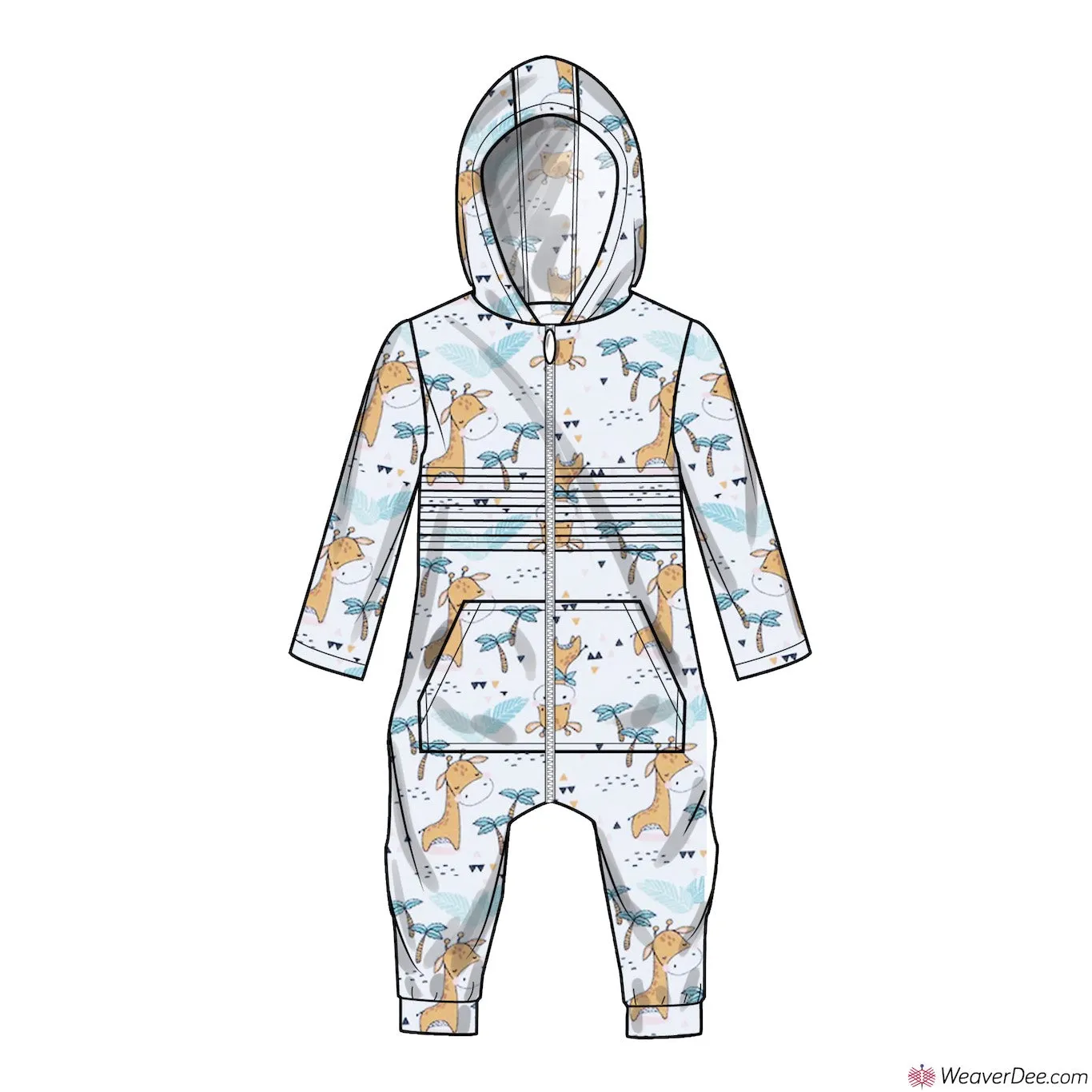 Simplicity Pattern S9486 Toddlers' Knit Jumpsuit