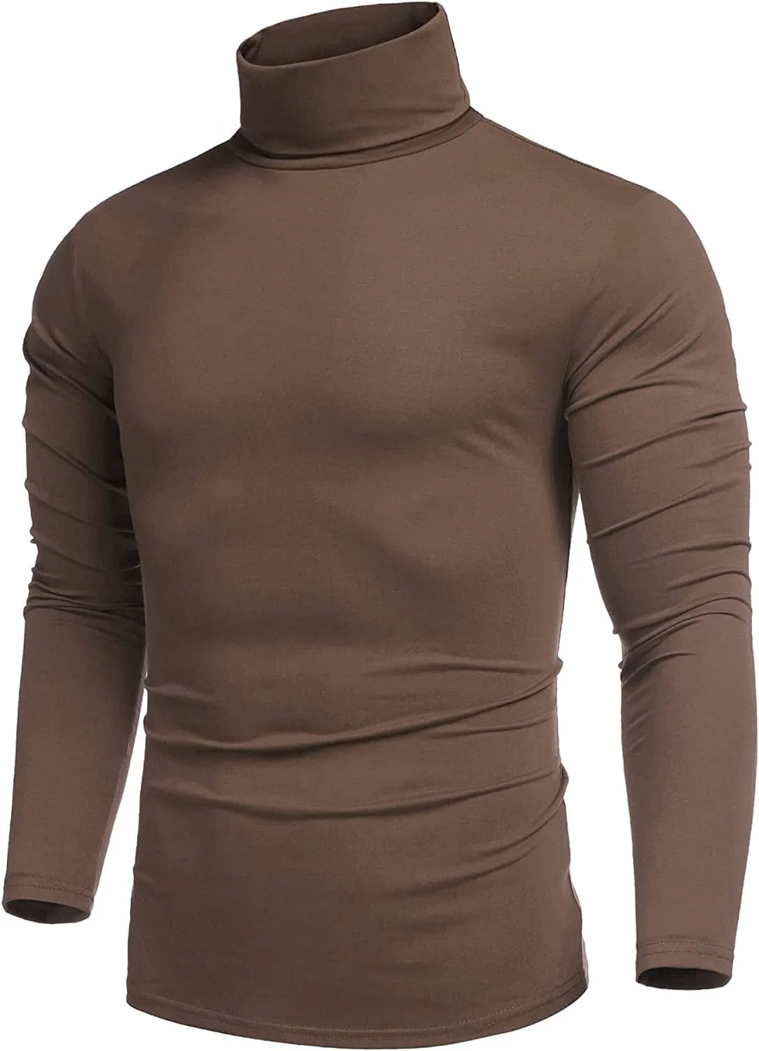 Slim Fit Turtleneck Basic Cotton Sweater (US Only)