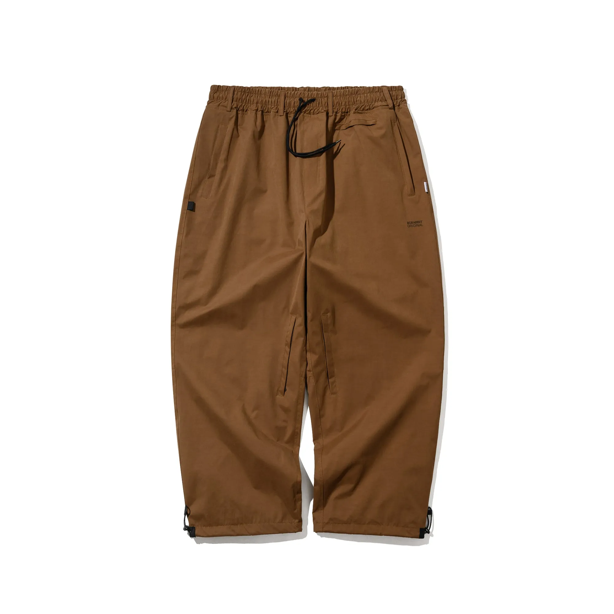 SOFT PEACH SUPER WIDE VENTILATION PANTS LIGHT BROWN