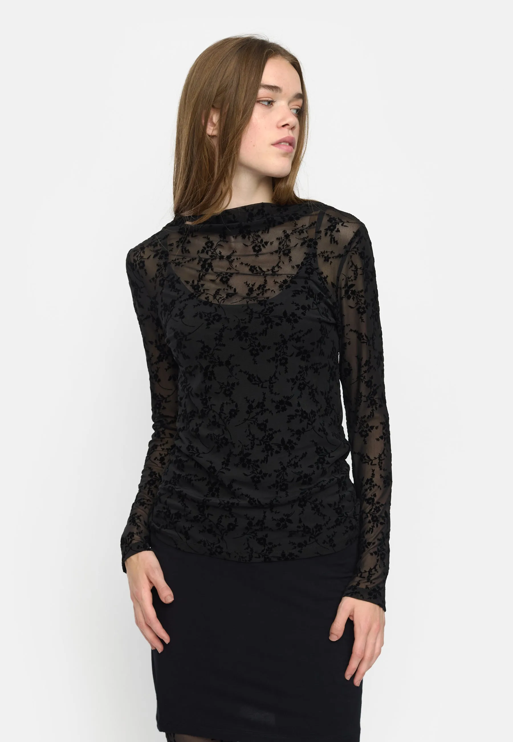 SRTalula Boatneck Top - Black