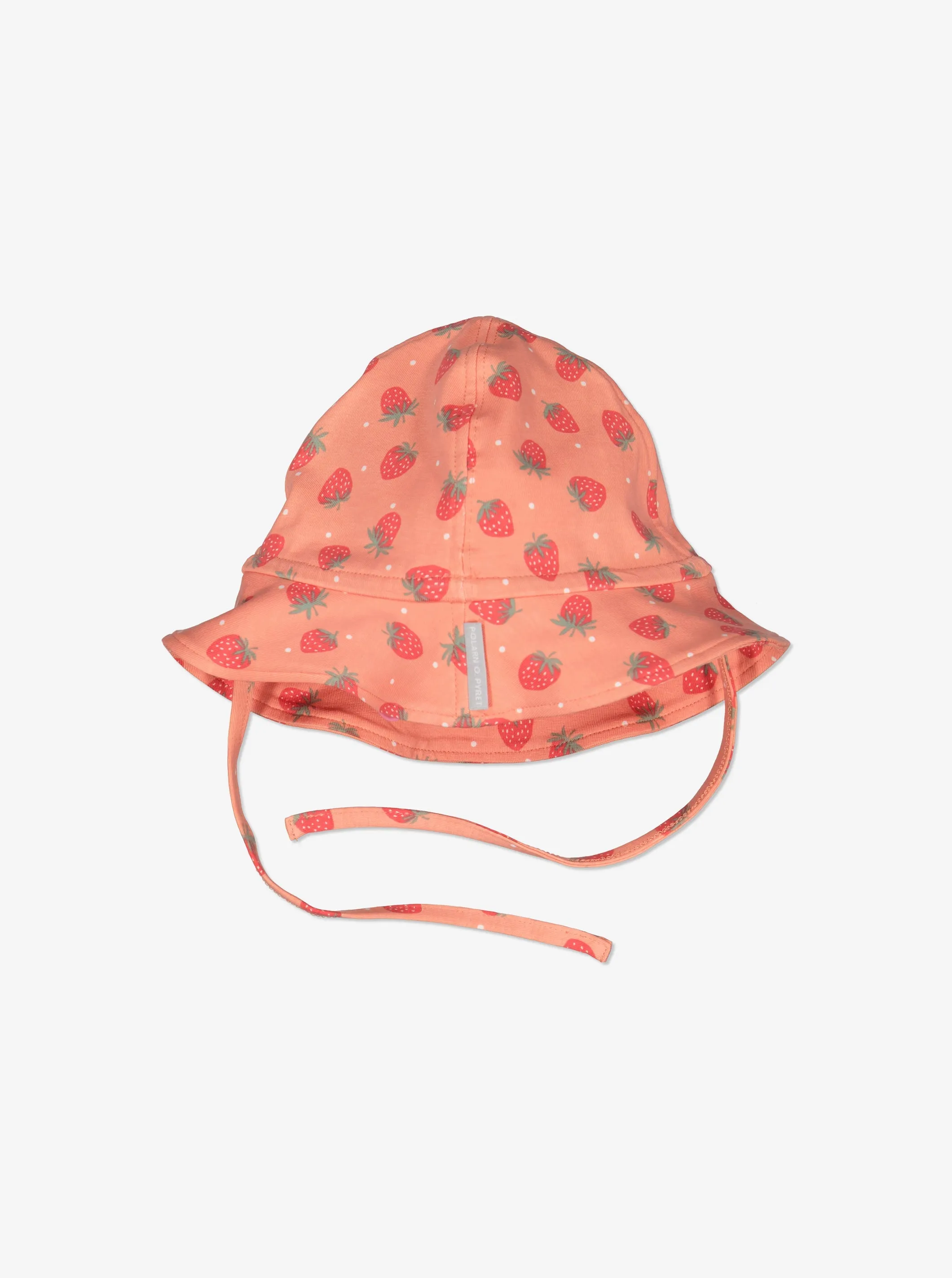 Strawberry Print Baby Sun Hat