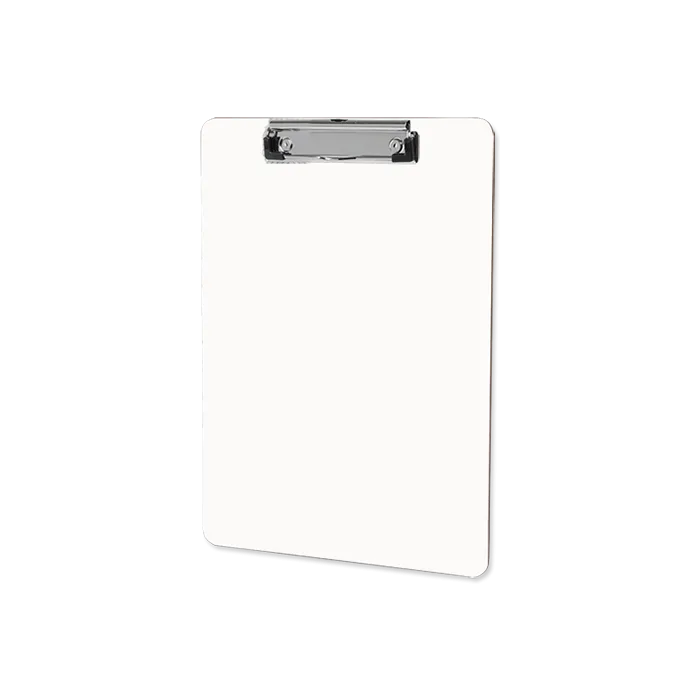 SUBLIMATION 9" X 12-1/2" 2-SIDED CLIPBOARD WITH FLAT CLIP