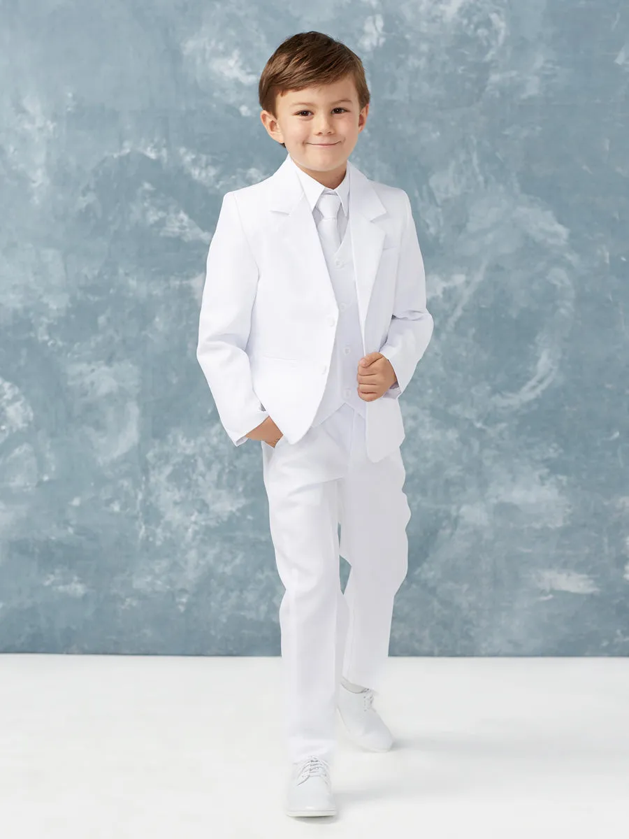 The White Suit Formal Boys Suit